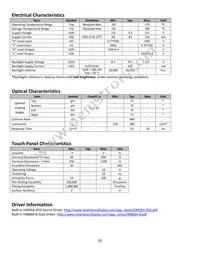 NHD-7.0-800480EF-ATXV#-T Datasheet Page 5