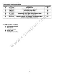 NHD-7.0-800480WF-CTXI#-T Datasheet Page 2