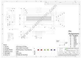 NHD-C0220BIZ-FS(RGB)-FBW-3VM Datasheet Page 3