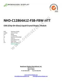 NHD-C12864A1Z-FSB-FBW-HTT Cover