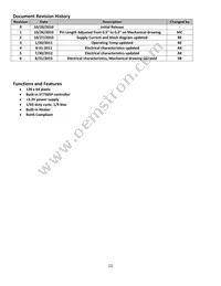 NHD-C12864A1Z-FSR-FBW-HTT Datasheet Page 2