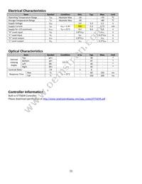 NHD-C12864B2Z-RN-FBW Datasheet Page 5
