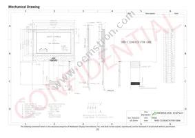 NHD-C12864CR-FSW-GBW Datasheet Page 3