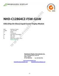 NHD-C12864CZ-FSW-GBW Cover