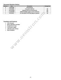 NHD-C12864CZ-FSW-GBW Datasheet Page 2