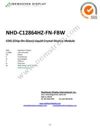 NHD-C12864HZ-FN-FBW Cover