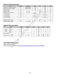 NHD-C12864M1R-FSW-FTW-3V6 Datasheet Page 6