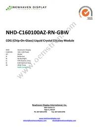 NHD-C160100AZ-RN-GBW Cover