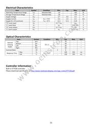 NHD-C160100AZ-RN-GBW Datasheet Page 5