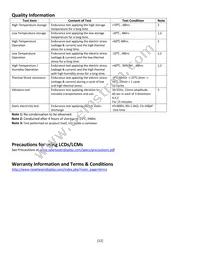 NHD-C160100AZ-RN-GBW Datasheet Page 12