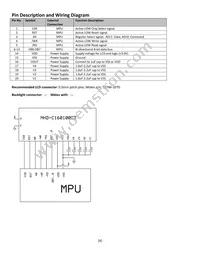 NHD-C160100CZ-RN-FBW Datasheet Page 4