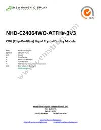 NHD-C24064WO-ATFH#-3V3 Cover