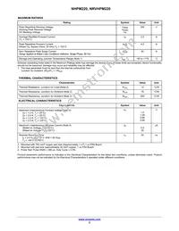 NHPM220T3G Datasheet Page 2