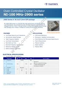 NI-100M-2901 Datasheet Cover