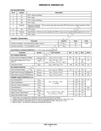 NIMD6001ANR2G Datasheet Page 2