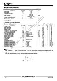 NJM2114M-TE2 Datasheet Page 2