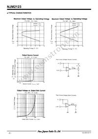 NJM2123D Datasheet Page 6