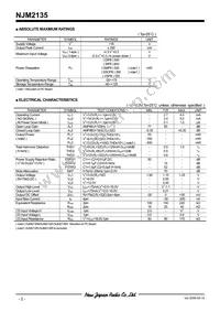 NJM2135M-TE2# Datasheet Page 2