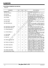 NJM2229M-TE2 Datasheet Page 4