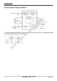 NJM2240M Datasheet Page 2