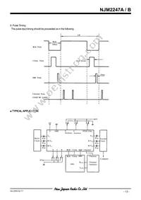 NJM2247AM Datasheet Page 13