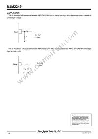 NJM2249D# Datasheet Page 4