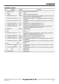 NJM2258L Datasheet Page 3