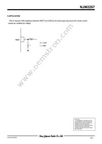 NJM2267D Datasheet Page 23