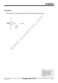 NJM2283D# Datasheet Page 11