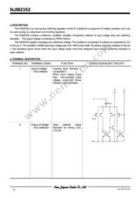 NJM2352M Datasheet Page 6