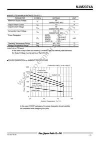 NJM2374AM Datasheet Page 3