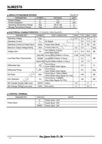 NJM2576RB1-TE1 Datasheet Page 3