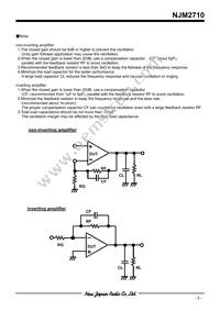 NJM2710V-TE1# Datasheet Page 3