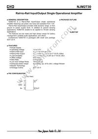 NJM2730F-TE1 Datasheet Cover