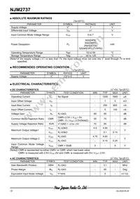 NJM2737RB1-TE1 Datasheet Page 2