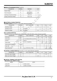 NJM2761RB2-TE1 Datasheet Page 3