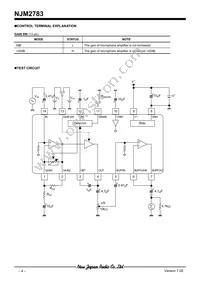 NJM2783V-TE1 Datasheet Page 4