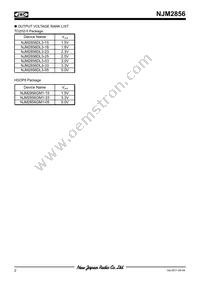 NJM2856DL3-05-TE1 Datasheet Page 2