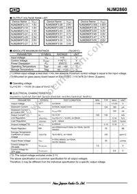 NJM2860F3-33-TE1 Datasheet Page 2