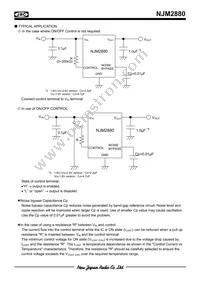 NJM2880U21-TE1# Datasheet Page 4