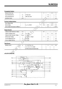 NJM3524D Datasheet Page 4