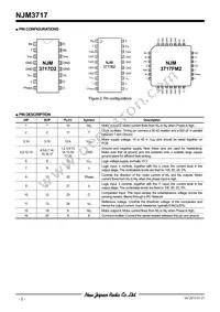 NJM3717D2 Datasheet Page 2