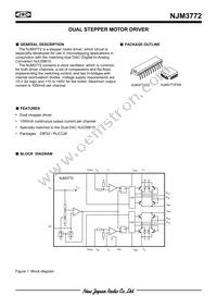 NJM3772D2 Datasheet Cover