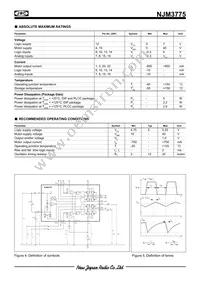 NJM3775FM2 Datasheet Page 4