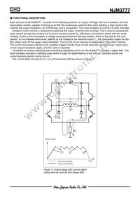 NJM3777E3 Datasheet Page 3