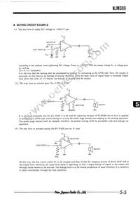 NJM386D Datasheet Page 5