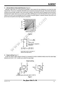 NJM567D Datasheet Page 9