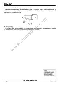 NJM567D Datasheet Page 10