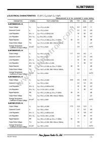 NJM79M15FA Datasheet Page 4