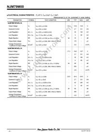 NJM79M15FA Datasheet Page 5